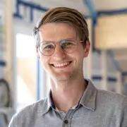 Fabian Wiesler auf der Baustelle einer seiner Projekte