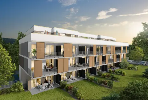 Beispielgebäude des Baustandards der Strenger-Gruppe